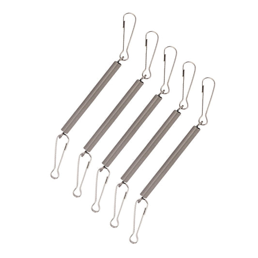 3.1in Metal Spring with 2 Clips for Hamster Rabbit Guinea Pigs Water Dispenser