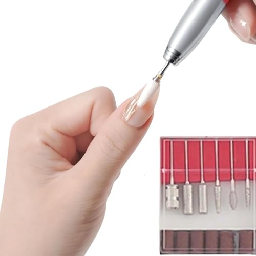 Nail Gun Drill, Professional Rechargeable Nail Drill, 45,000 RPM, Suitable for Women's Manicure, Pedicure, Removing Gel Polishes, for Home DIY Salon Manicure, Purple