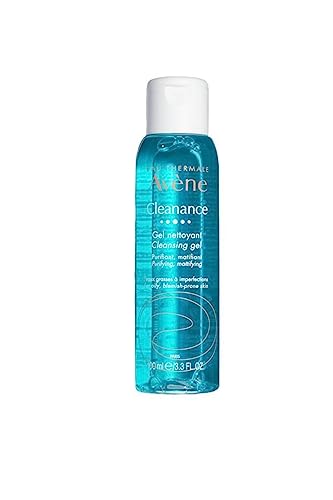 Avene Cleanance Cleansing Gel Soap Free Cleanser for Acne Prone, Oily, Face & Body, 3.3 Oz