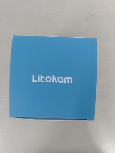 litokam Security Camera Indoor 2K, 360 Pan/Tilt Cameras for Home Security with Motion Detection, Baby Monitor for Pet/Dog with Night Vision, 2.4GHz WiFi Cam with Phone App & 2-Way Audio