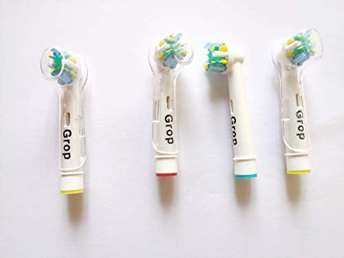 Toothbrush Replacement Heads Refill for Oral Electric Toothbrush Pro 1000 Pro 3000 Pro 5000 Pro 7000 Vitality Floss Action,8 Count with Covers