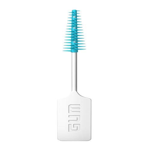 GUM Soft-Picks Wide Space, Easy to Use Dental Picks for Teeth Cleaning and Gum Health, with Convenient Carry Case, Dentist Recommended Dental Picks, 100 Count (Pack of 3)
