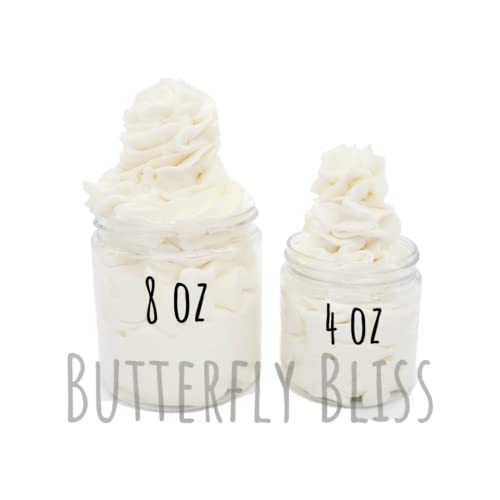 Caramel Corn Whipped Body Butter, natural lotion, organic, 4oz jar, made with shea butter, mango butter, coconut oil, almond oil