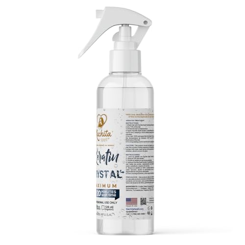 NEW Keratin Crystal Maximun Kachita Spell 20 min Express HairTreatment 16 floz long Lasting Blowout Professional Results Straightening and Smoothing Queratina Keratina (16 oz)