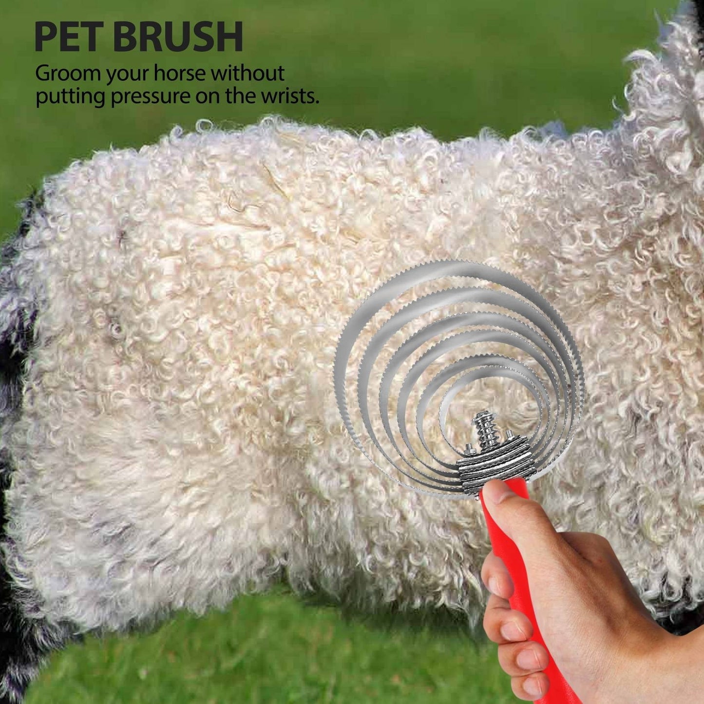 Cow Scratching Hair Artifact Cattle and Sheep Horse Livestock Itching Brush Hair Shedding Comb Horse Stainless Steel