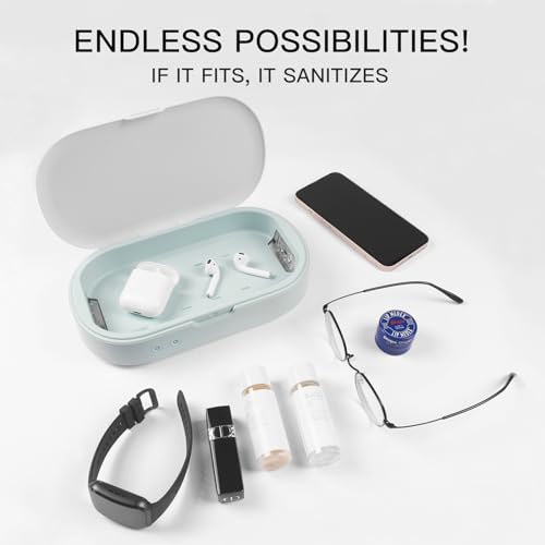 UV Light Box UVC for Phone Ultraviolet for Toothbrush Jewelry Glasses Nail Tools Keys Aroma Case