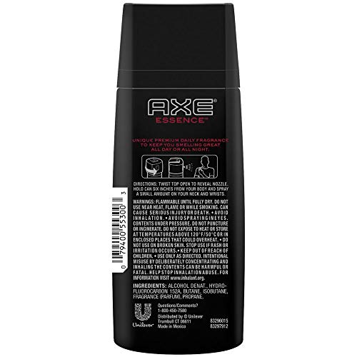 Axe Daily Fragrance , Essence 4 oz ( Pack of 2)