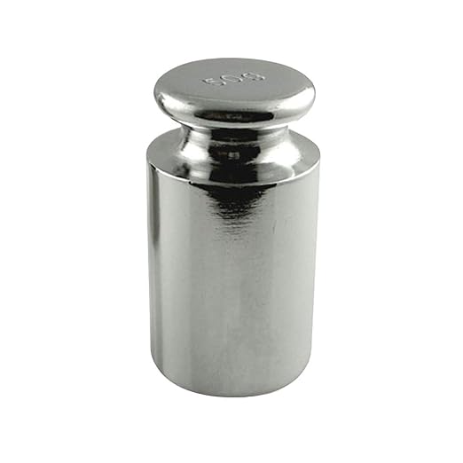 American Weigh Scales Calibration Weight for AWS Digital Scale, Carbon Steel, Chrome Finish, 50G (50WGT)