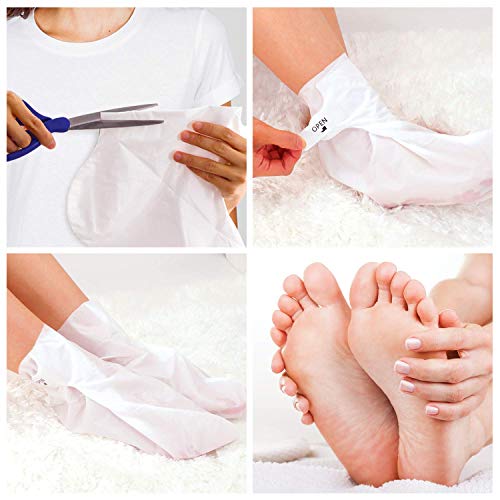 2 Pairs Foot Peel Mask Exfoliant for Soft Feet in 1-2 Weeks, Exfoliating Booties for Peeling Off Calluses & Dead Skin, For Men & Women Lavender by BEALUZ