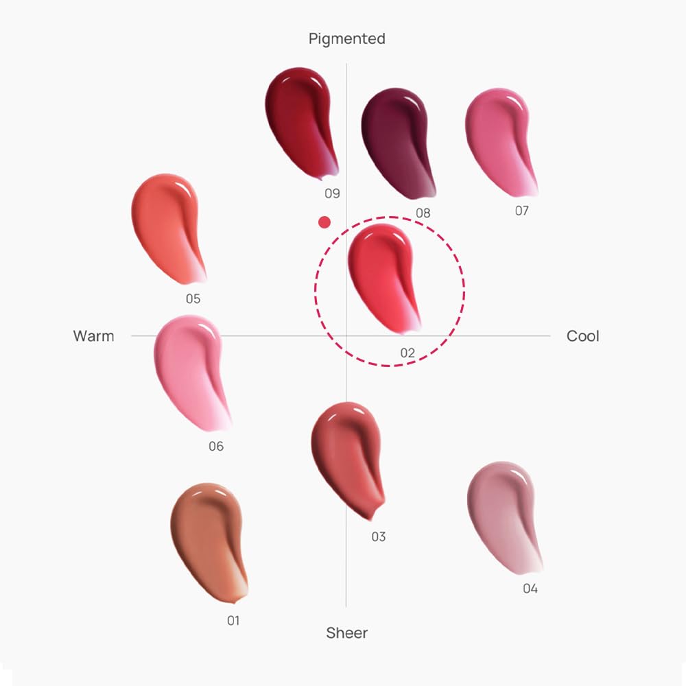 Moist Ampoule Blusher with 50% Moisture Essence | Hydrating & Long-Lasting Blush | 0.68fl.oz (9 Shades) (Deep Plum)