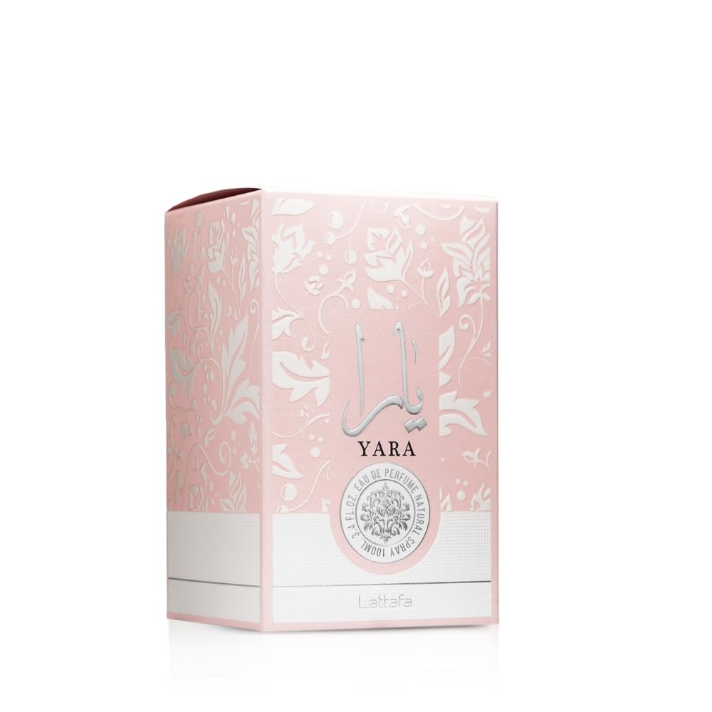Lattafa Yara Perfume Set | 3.4 Fl Oz | Elegant Fragrance for Women