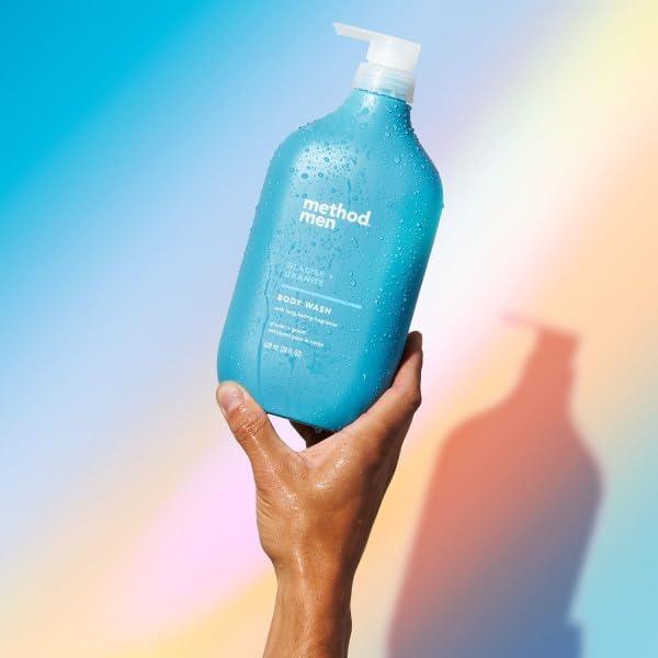 Method Men Body Wash – Glacier + Granite | Paraben-Free, 28 Fl Oz