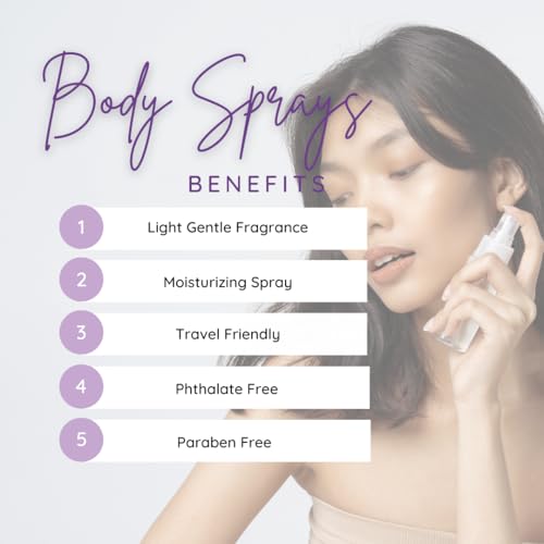Fresh Sheets Body Spray, 16 ounces, By Eclectic Lady, Body Mist for Women with Clean, Light & Gentle Fragrance, Cologne with Soft, Subtle Aroma For Daily Use