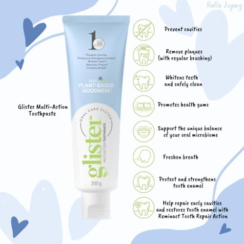 Amway Glister Toothpaste 4 Packs Of Pack, 100Ml Each