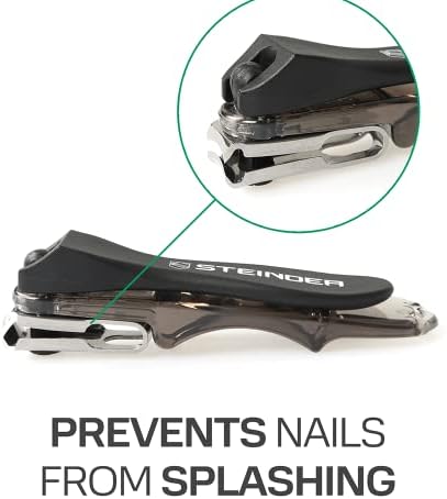 Nail Clippers, Steinder® Easy 360 Rotation Nail Clippers Set Made in Korea/cortauñas cortaúñas de Manos y pies/Gift for Men & Women Convenient Senior for Thick Toe Nail.