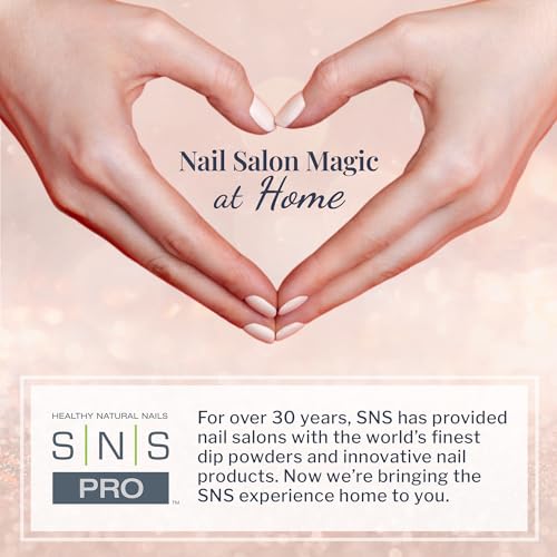 SNS Base Coat Nail Polish for Nail Dip Powder Set, 4 Pack - Long-Lasting & Fast-Drying Nail Strengtheners Gel Base for Quality Colors - Low-Odor Dipping Powder Polish, No UV Lamp Required, 0.5 Oz