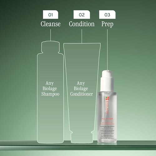 Biolage All-In-One Multi-Benefit Styling Oil - Detangles, Nourishes & Smoothes, For All Hair Types, With Moringa Oil, Vegan