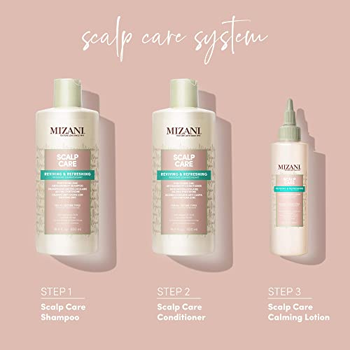 MIZANI Scalp Care Dandruff Shampoo - Cleanses Hair & Scalp, For Curly Hair