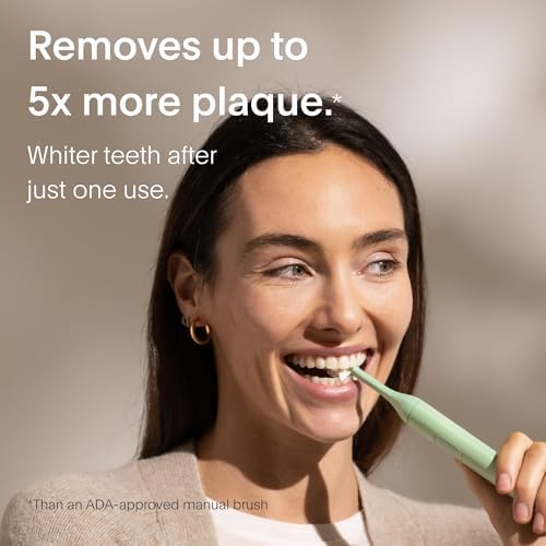 Sonic Electric Toothbrush | 40+ Day Battery | Designed in California | Sustainable Electric Toothbrush for Adults | Travel Toothbrushes | Tooth Brush |Green