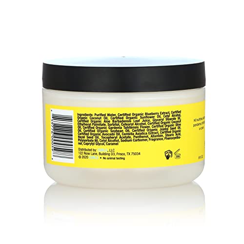 Curls Blueberry Bliss Twist-N-Shout Cream - 8 oz, for the Perfect Twist Outs and Braid Outs, for All Natural Types, Adds Sheen, Moisture, and Definition to Hair