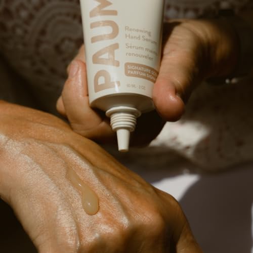 PAUME Renewing Hand Serum for Dry, Aging Skin With Hyaluronic Acid, Niacinamide and Vitamin C, Improve Skin Elasticity, Youthful-looking Hands, 2 oz