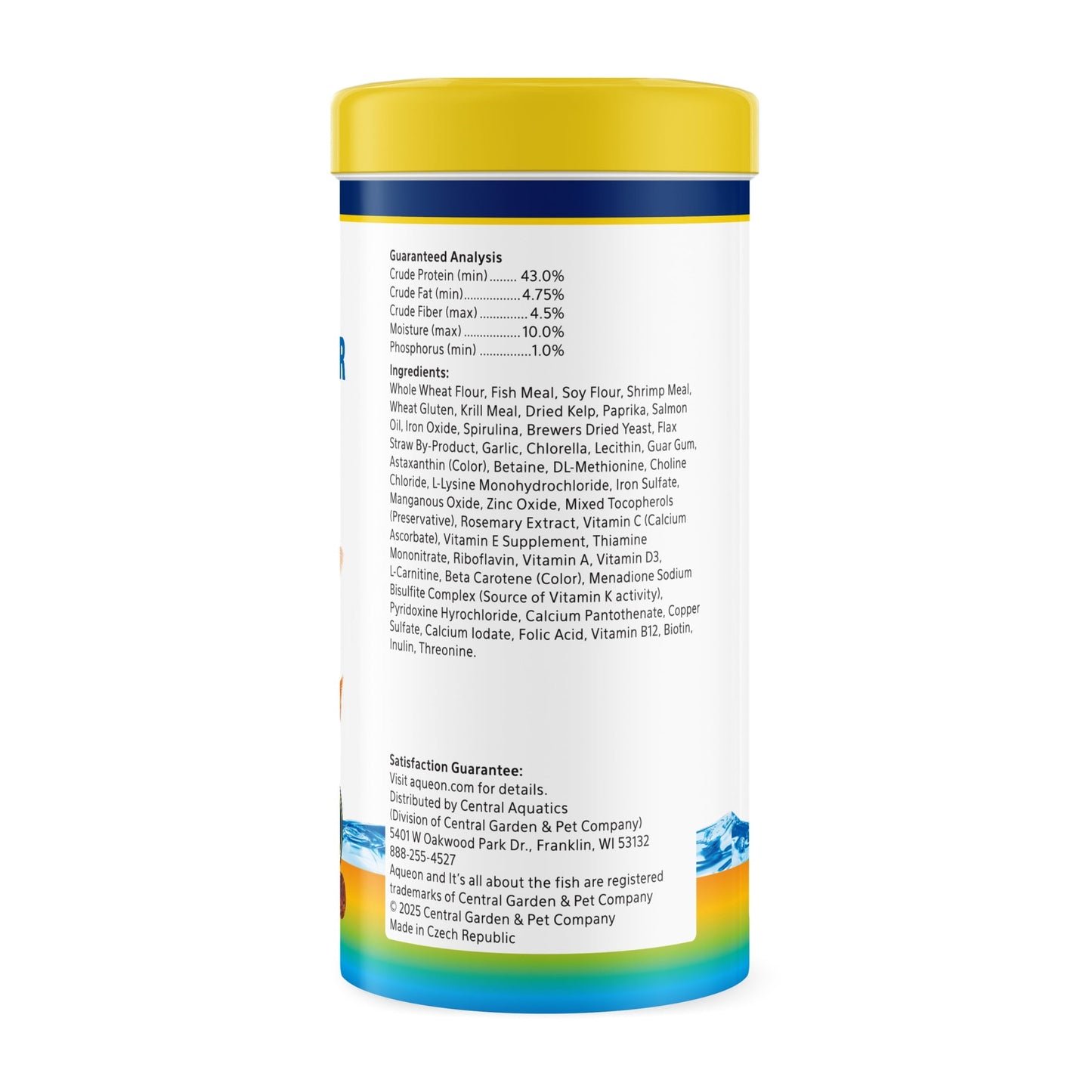 Aqueon Tropical Fish Color Food Flakes 2.75 Ounces