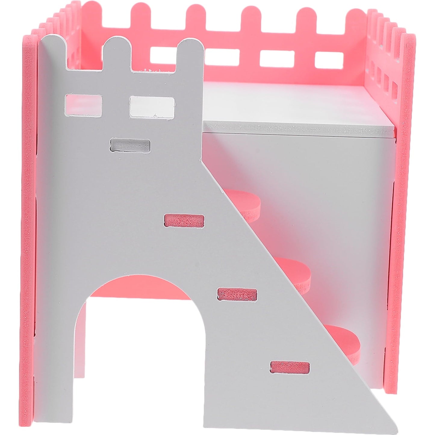 DECORNIJIA Pet Hut Hamster Hideout Pink 1 Set 7.9x5.9x5.9in
