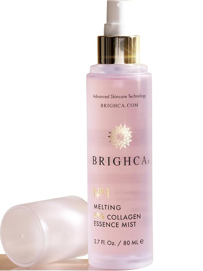 Melting 90% Collagen Essence Mist – Marine Collagen Face Spray, Hydrating & Anti-Aging, Soothing K-Beauty Skincare, Instant Refresh for Radiant Skin (2.7 fl oz)