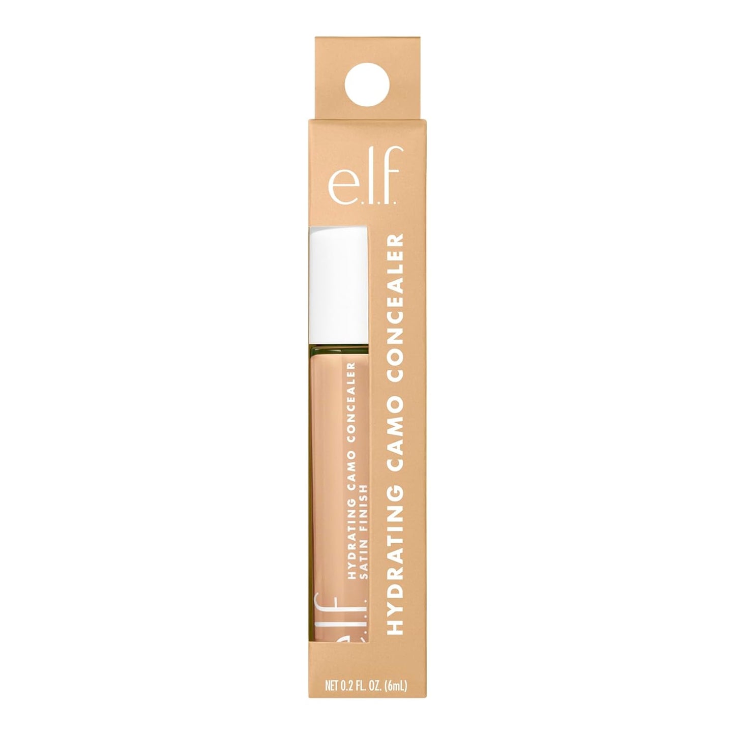 e.l.f. Hydrating Camo Concealer | Full-Coverage, Vegan, Light Beige