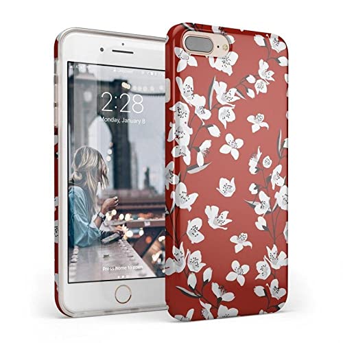 Casely iPhone 6/7/8 Plus Case | Stepping Up | Geo Rose Gold Marble | Classic Ultra Slim Design