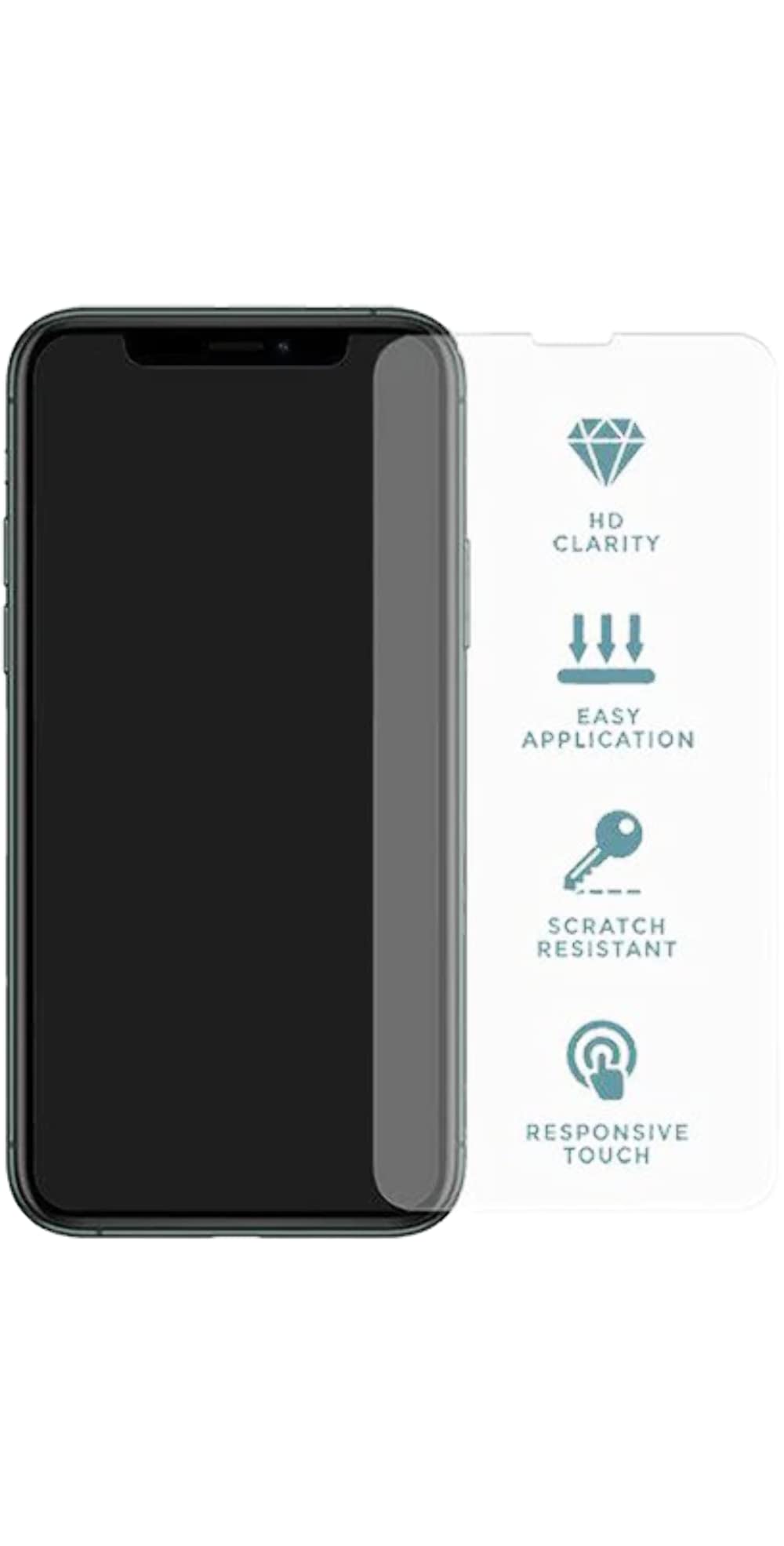 Casely iPhone 16, iPhone 15 Premium Tempered Glass Screen Protector