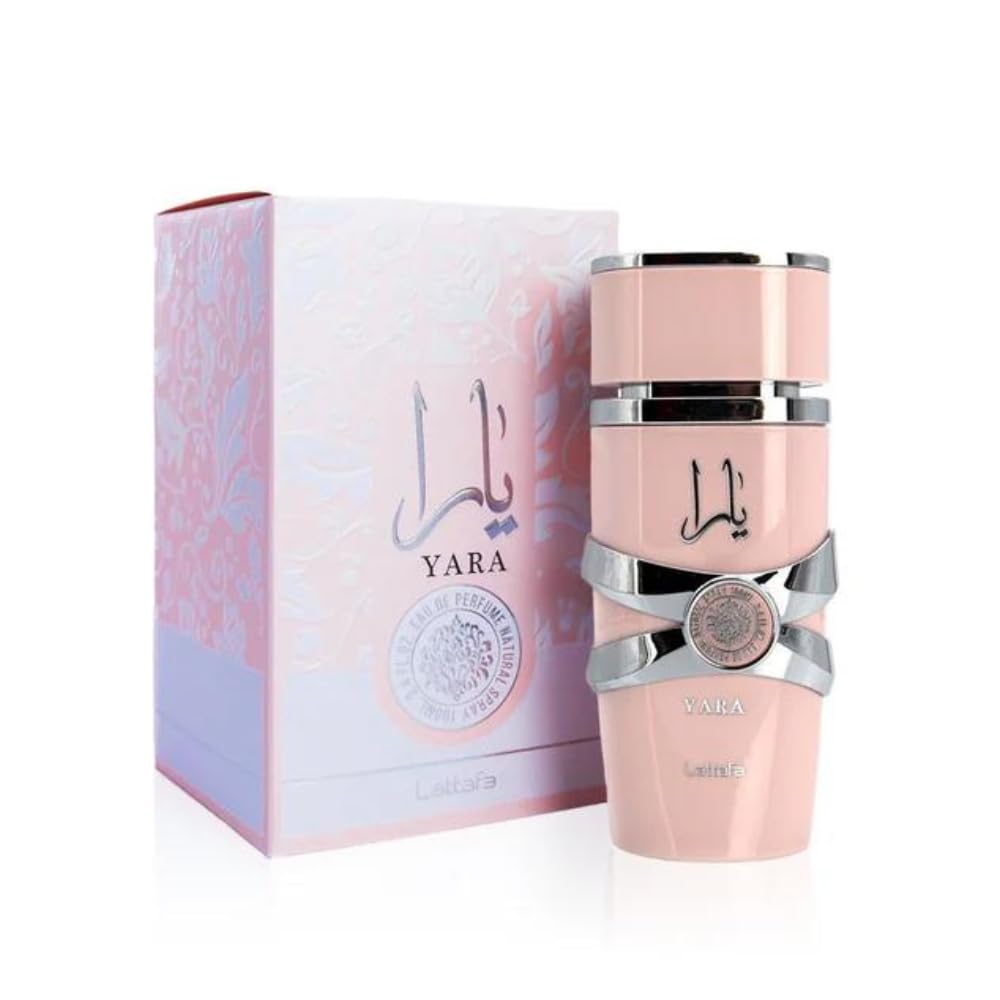 Lattafa Yara 5th Anniversary Eau de Parfum Gift Set | Floral & Fruity | 2 x 3.4 Oz