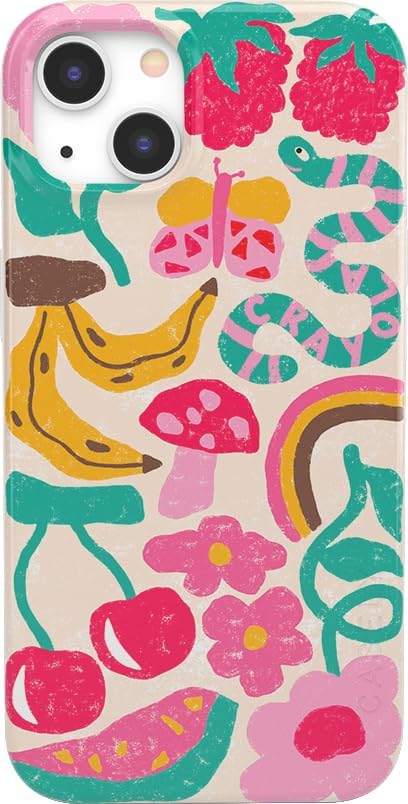 Casely iPhone 13 Case | Field of Flowers | Pastel Floral | Compatible with MagSafe | Classic Ultra Slim Design