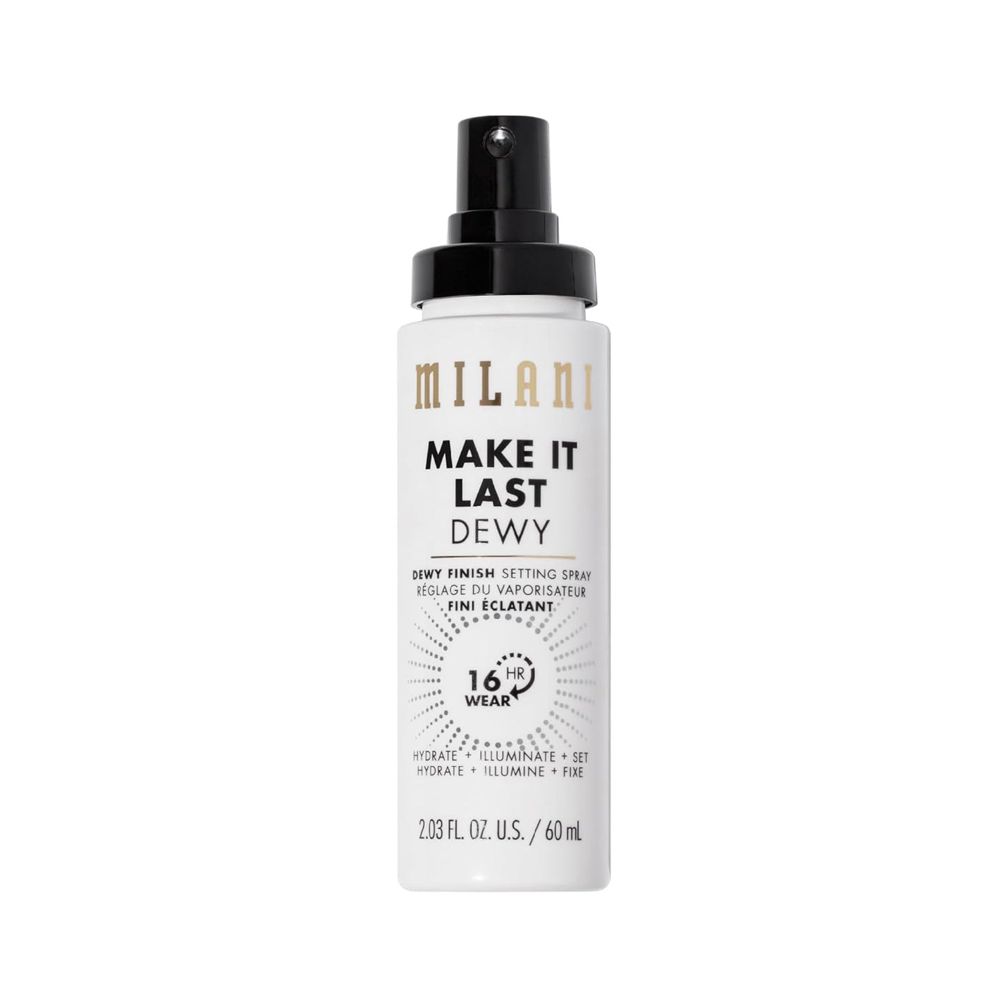 Milani Dewy Setting Spray & Primer | Hydrating Makeup Finish | 2 Pack