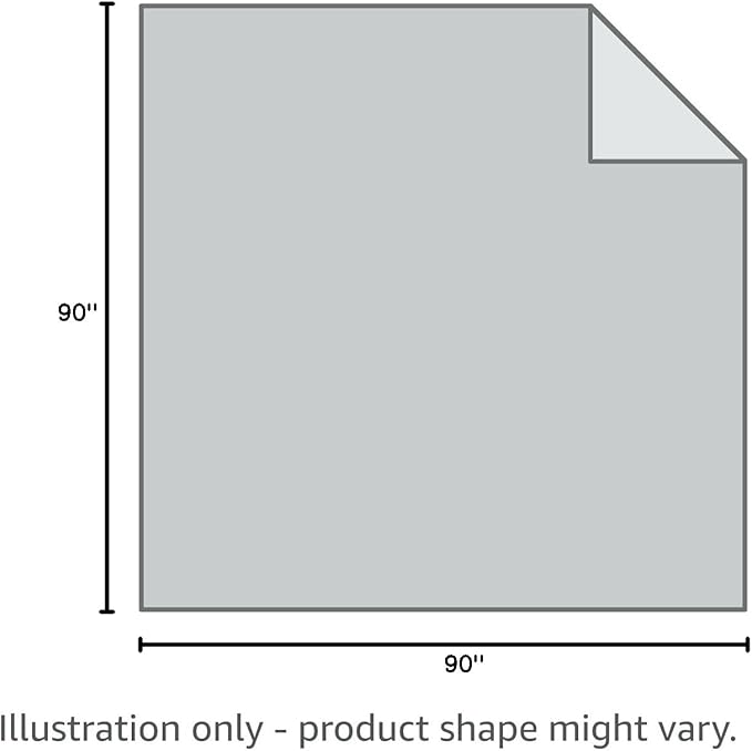 Bedsure 100% Cotton Blanket Queen Size for Bed - Breathable and Lightweight, Soft Cozy Textured Herringbone Woven Blanket for Summer Spring, Dark Grey, 90x90 inches