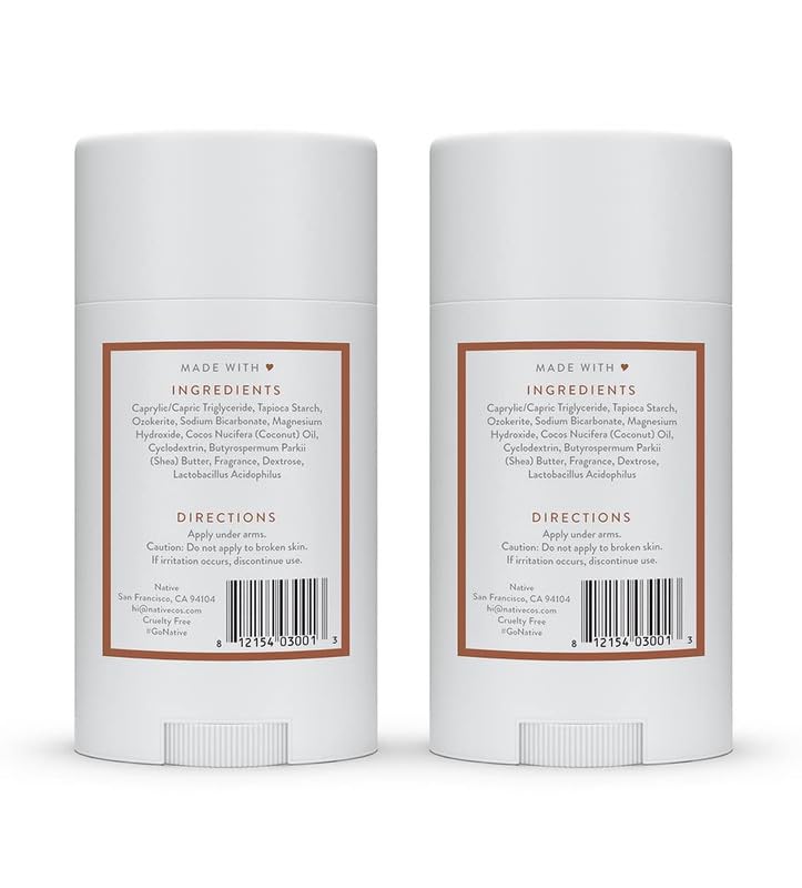 Native Deodorant | Aluminum-Free, 72-Hour Odor Control | For Men & Women | Classic 3-Pack