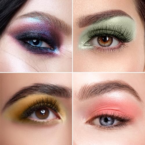 Profusion Cosmetics 21 Shade Eyeshadow Palette Collection & Brush, Chocolate-Inspired Matte, Shimmer & Satin Finishes, Blendable Pigments, Cruelty-Free Eye Makeup