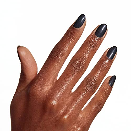 OPI Nail Lacquer, Cave the Way, Black Nail Polish, Fall Wonders Collection, 0.5 fl oz