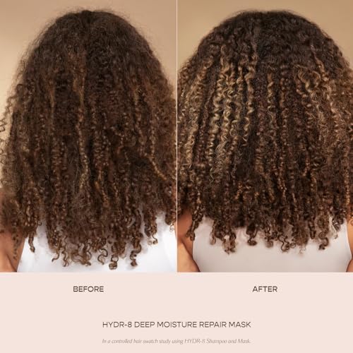 VEGAMOUR HYDR-8 Deep Moisture Repair Mask, Deep Conditioner Hair Mask Formulated Without Sulfates for Dry, Damaged, Frizzy Hair, Floral & Vanilla Scent, 5 fl. oz.