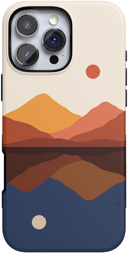 Casely iPhone 16 Pro Case | Fit Check | Neutral Checkerboard | Compatible with MagSafe | Bold Protective Design