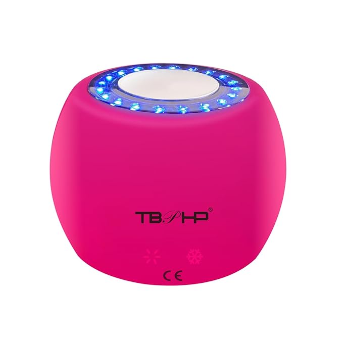 TBPHP 2 in 1 Red-Light Hot Cold Electric Face Massager,Multifunctional Wireless Facial Sculpting Tools for Face and Neck Toning Devices