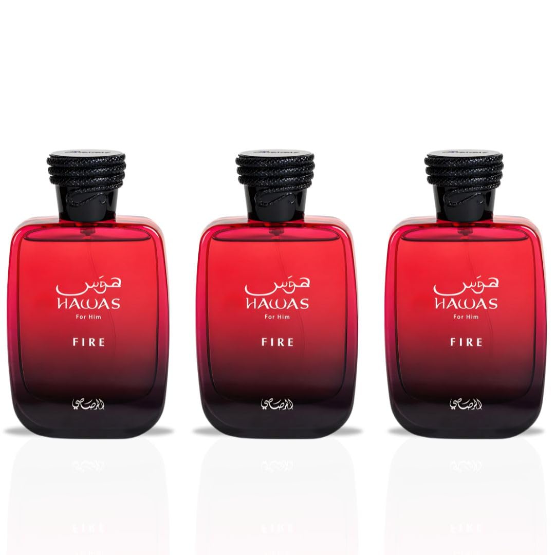 RASASI Hawas Fire Eau De Parfum 100ML | Bold Arabian Perfume For Men