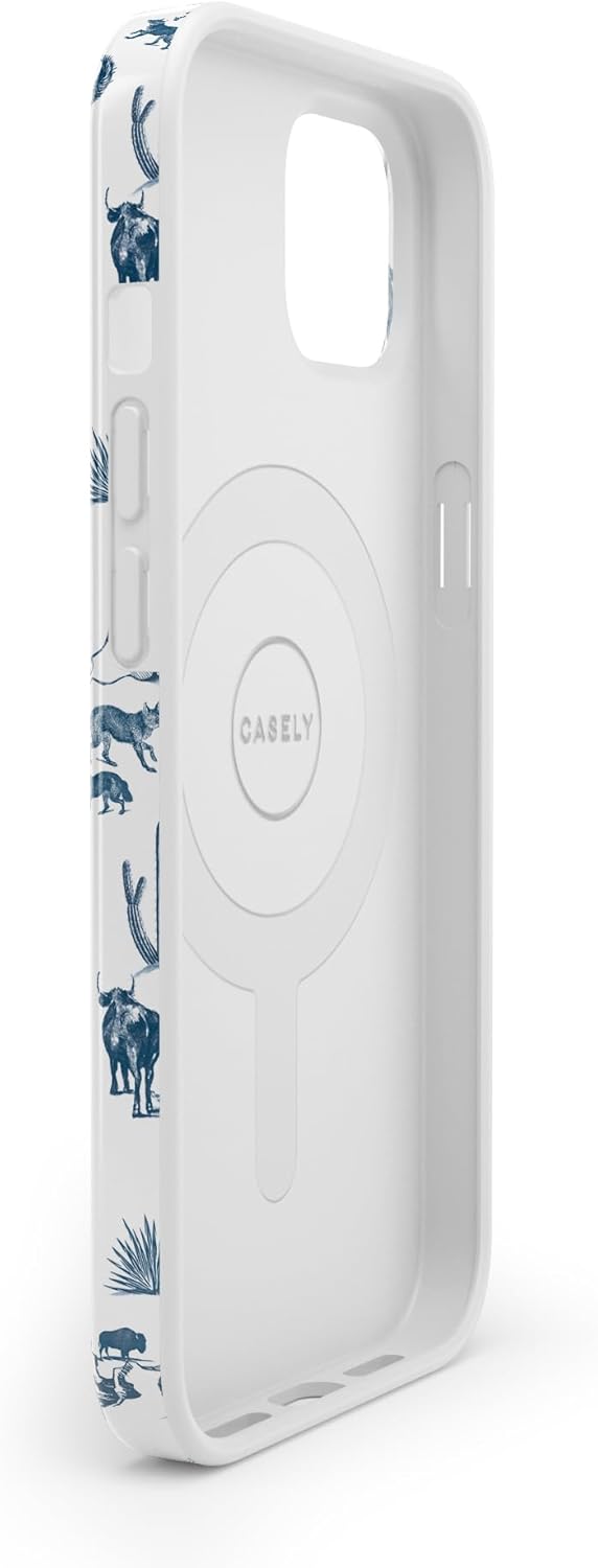 Casely iPhone 14 Case | Fit Check | Neutral Checkerboard | Compatible with MagSafe | Classic Ultra Slim Design