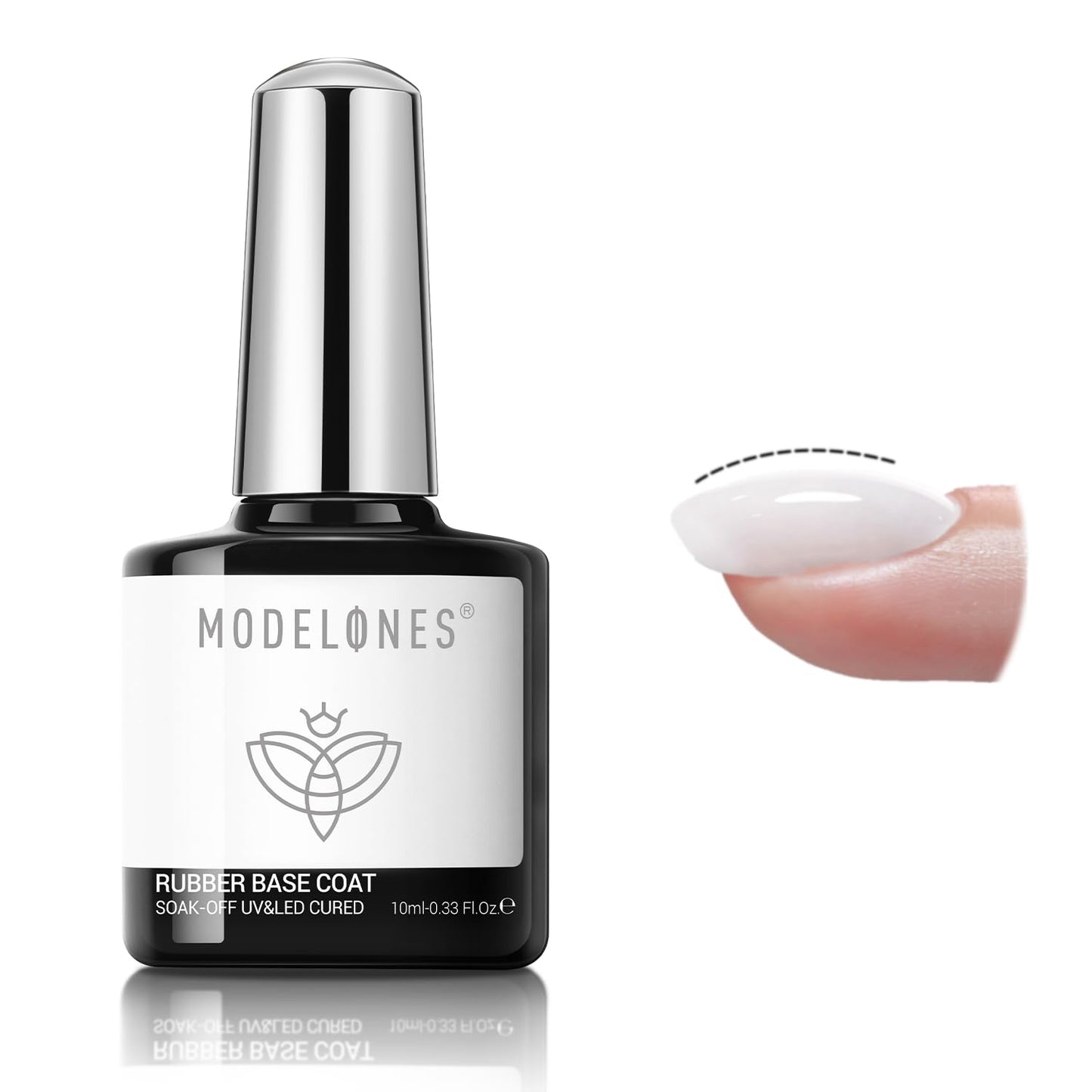Modelones 15ml Gel Top Coat | Super Shiny No Wipe Base & Top Coat Set