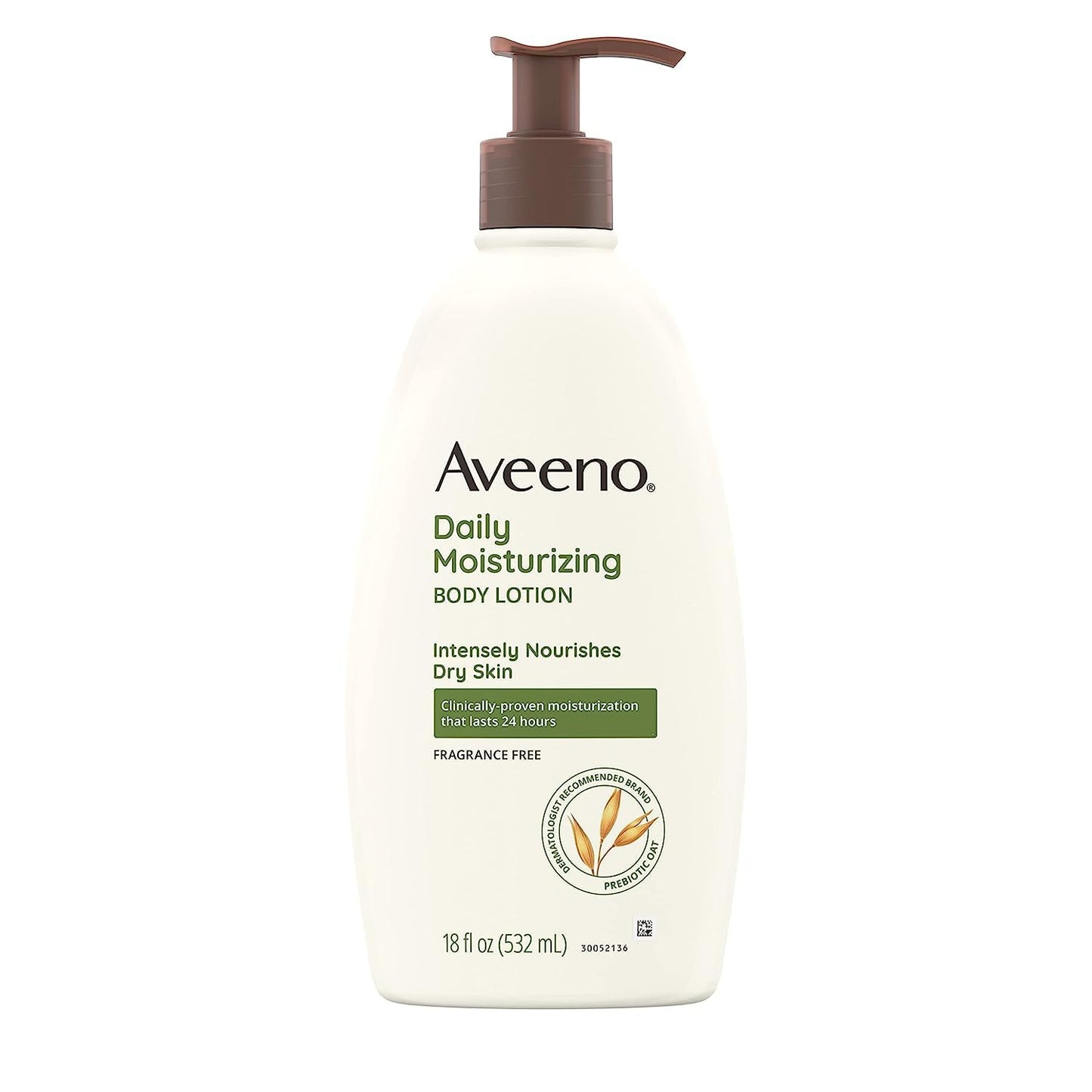 Aveeno Daily Moisturizing Body Lotion | Fragrance-Free & Non-Greasy | 18 Fl Oz