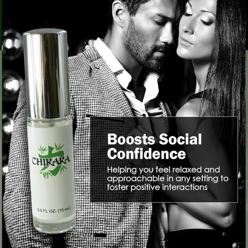 Chikara Pheromone Cologne for Men, High Concentration Pheromone Spray to Attract Women - Long Lasting (15 ML) - 3 Pack