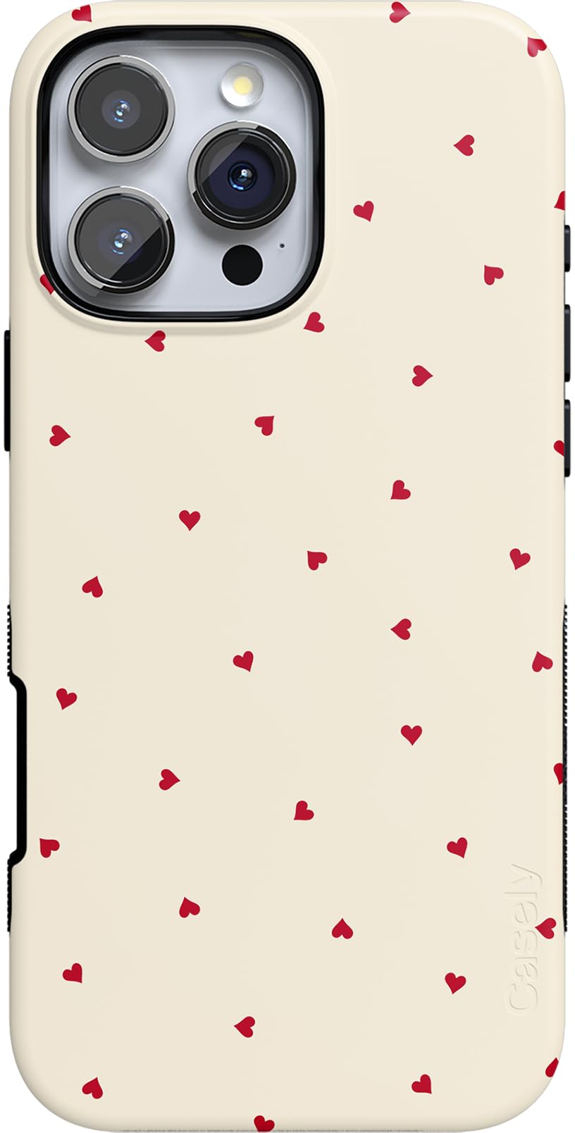 Casely iPhone 16 Pro Case | Fit Check | Neutral Checkerboard | Compatible with MagSafe | Bold Protective Design