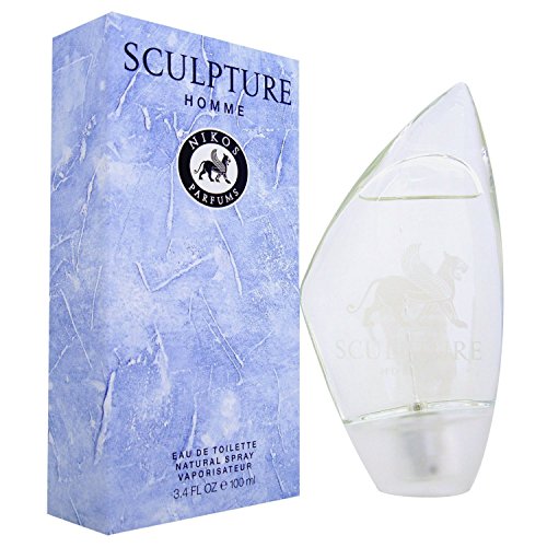 Sculpture Homme Cologne For men by Nikos Eau De Toilette Spray, 3.4 oz
