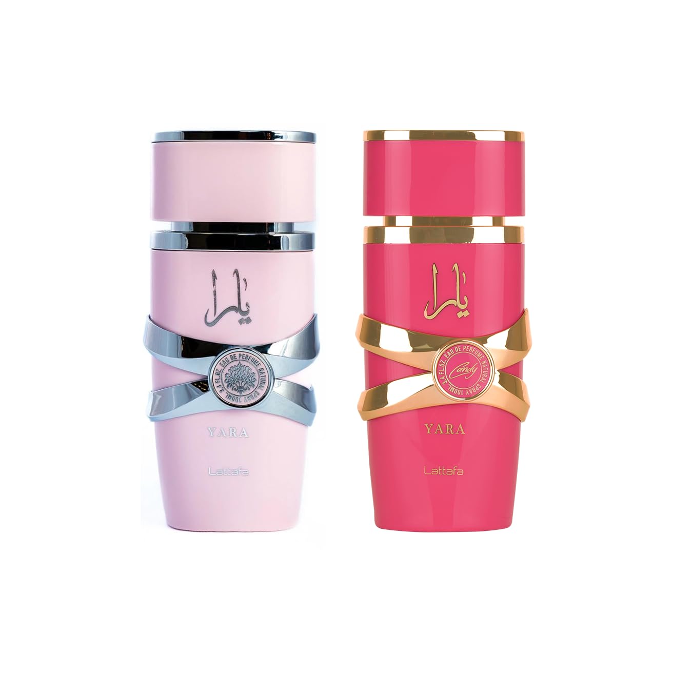 Lattafa Women's Fragrance Bundle | 2 x 3.4 Oz Yara & Yara Candy Eau De Parfum