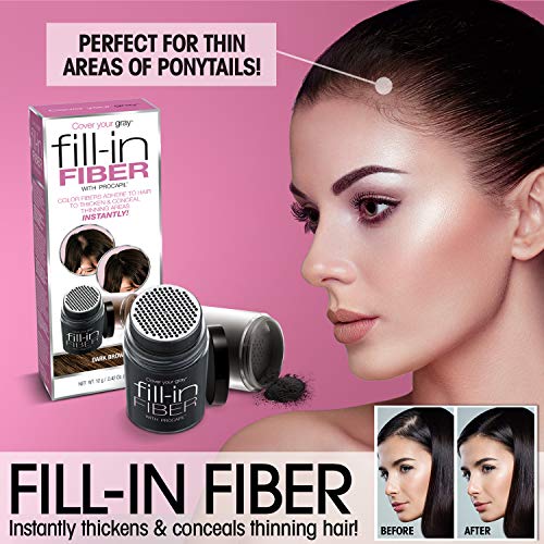 Cover Your Gray Fill In Powder - Dark Brown (Pack of 2)